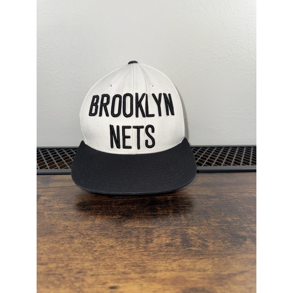 Brooklyn Nets Mitchell & Ness Snapback‎ Cap NBA Green Undervisor Wool Hat 2012